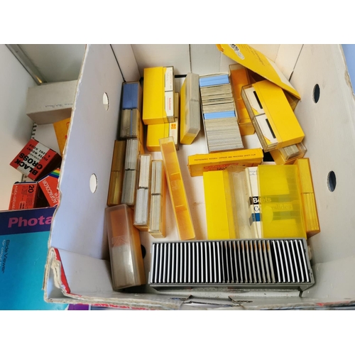 264 - Very Large Quantity Of Various Vintage Slides Approx 300 With A Photax Slide Viewer