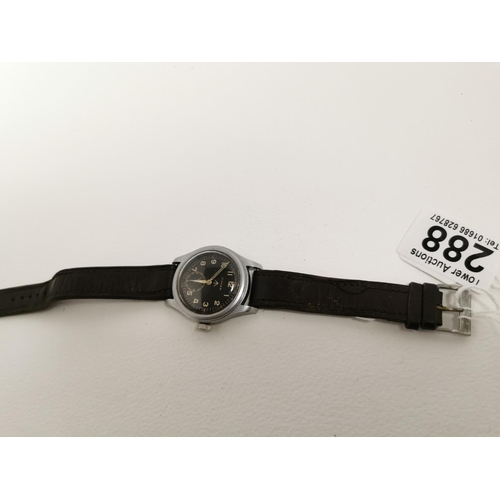 288 - Very Rare British Army Military Timor WWW Dirty Dozen Wrist Watch Circa 1940's  In Working Order