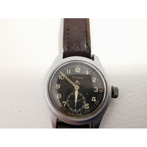 288 - Very Rare British Army Military Timor WWW Dirty Dozen Wrist Watch Circa 1940's  In Working Order
