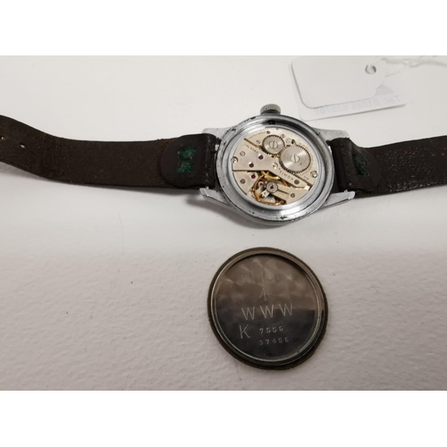 288 - Very Rare British Army Military Timor WWW Dirty Dozen Wrist Watch Circa 1940's  In Working Order