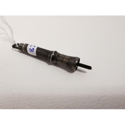 294 - S. Mordan & Co Sterling Silver Cigar Peircer