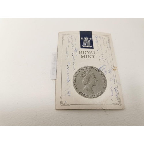 300 - Sealed Queen Elizabeth The Queen Mothers 90th Birthday £5 Coin