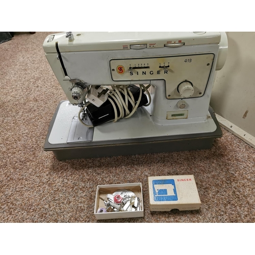 349 - Vintage Electric Singer 413 Sewing Machine