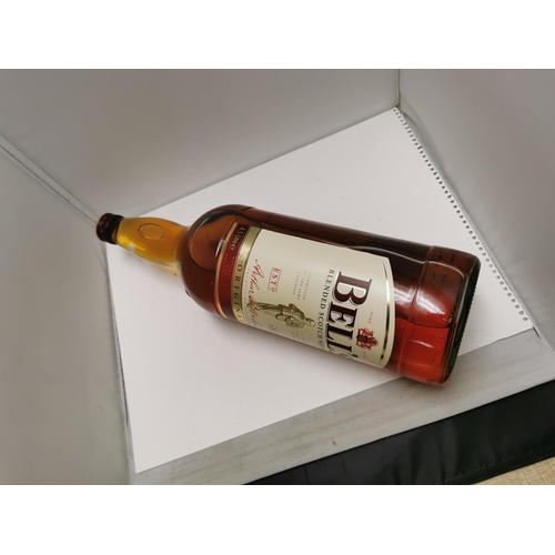 367 - Large 4.5L Sealed Bottle Of Bells Whiskey With Upturned Label