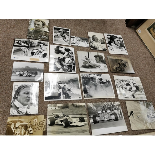 371 - Interesting Lot Containing Large Quantity Of Original Vintage Press Photos Of Motor Racing Inc Formu... 
