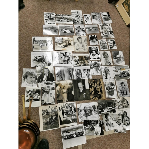371 - Interesting Lot Containing Large Quantity Of Original Vintage Press Photos Of Motor Racing Inc Formu... 