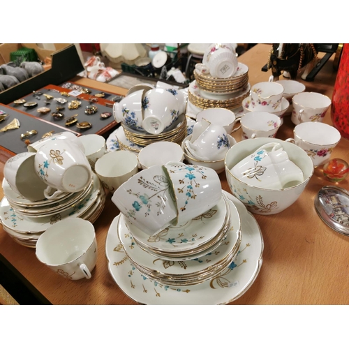 395 - Large Quantity Of Part Tea Sets Inc Royal Vale