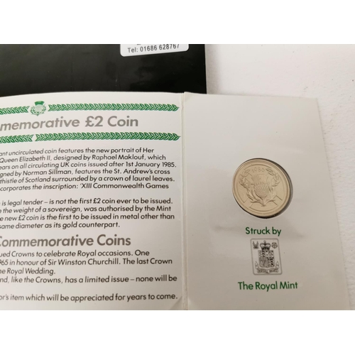 404 - 1986 Commonwealth Games New £2 Coin