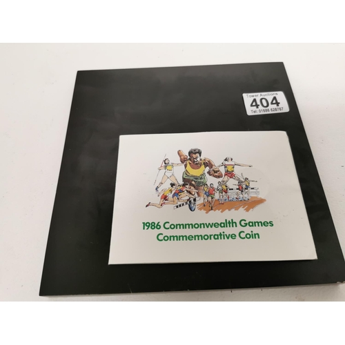 404 - 1986 Commonwealth Games New £2 Coin