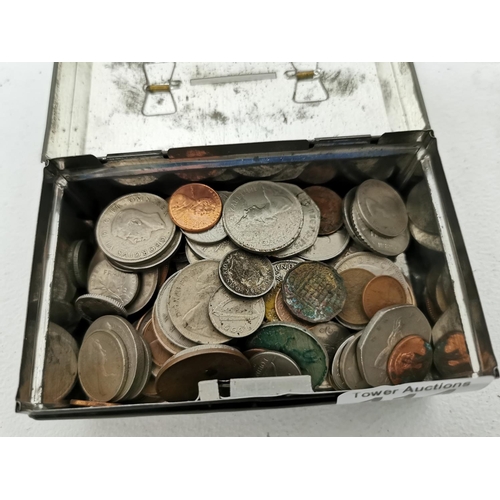 414 - Large Quantity Of British Coins In tin
