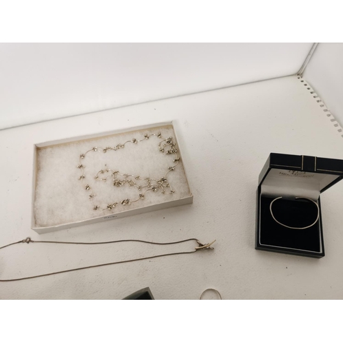 417 - Quantity Of 925 Silver Jewellery Inc Earrings Necklace Sets Etc