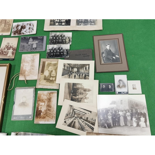 172 - Very Large Quantity Of Antique Photographs Of Various Subjects Inc A Hall Marked Silver Photo Frame