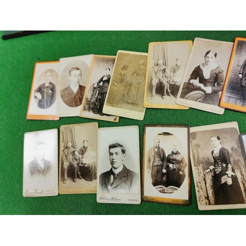 173 - Two Photo Albums Full Of Antique Photographs & An Album Of Antique Portrait Photo Cards