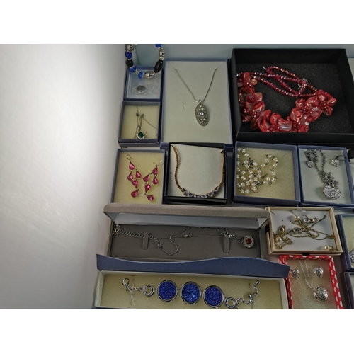 186 - Large Quantity Of Mostly New Costume Jewellery Boxed