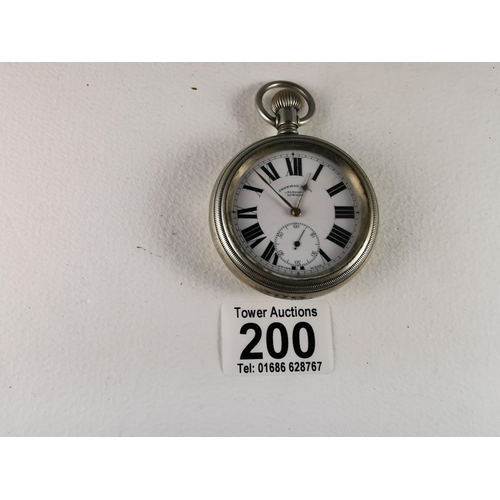 200 - Freeman & Sons Alright Pocket Watch 1915