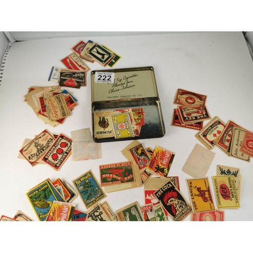 222 - Collection Of Vintage Matchbox Lables