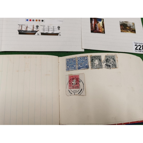 228 - Quantity Of 60's Stamp Sets On Lined Paper And A Comprehensive Stamp Album Containing A good Quantit... 