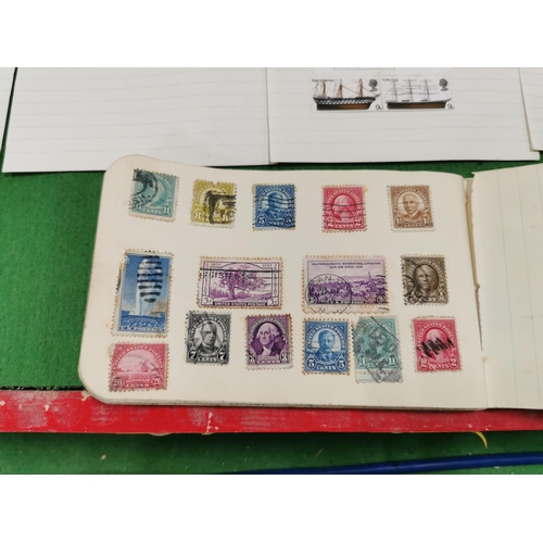 228 - Quantity Of 60's Stamp Sets On Lined Paper And A Comprehensive Stamp Album Containing A good Quantit... 