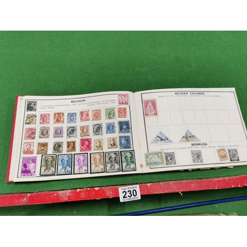 230 - A Good Comprehensive Stamp Album Most Countries Are Full Of Stamps & A Good Great Britain Page