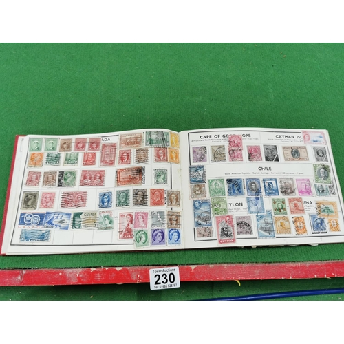 230 - A Good Comprehensive Stamp Album Most Countries Are Full Of Stamps & A Good Great Britain Page