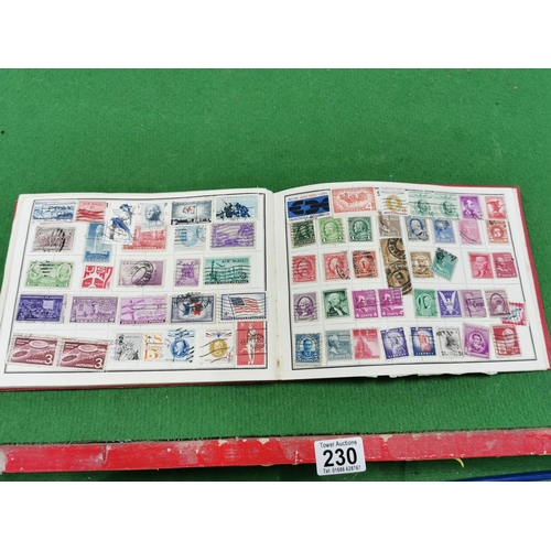 230 - A Good Comprehensive Stamp Album Most Countries Are Full Of Stamps & A Good Great Britain Page