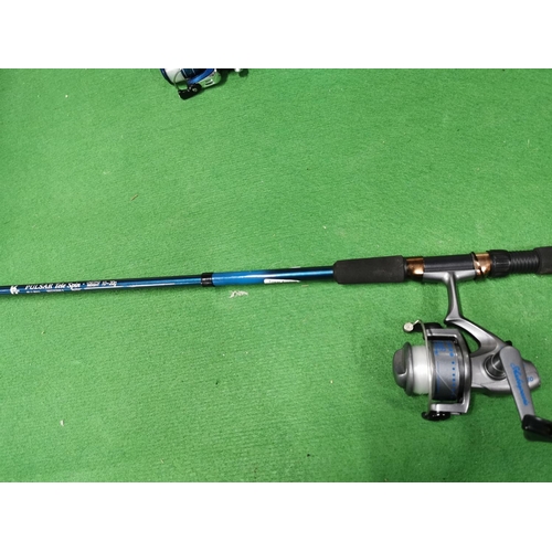 24 - Kenley Pulsar Telescopic Fishing Rod & A Boxed WSB Tackle Fishing Reel