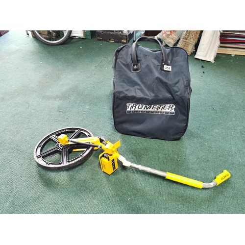 259 - Trumeter Measuring Wheel With Original Bag In Good Condition