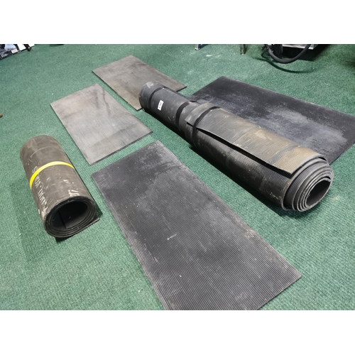 263 - Quantity Of Thick Rubber Antislip Matting