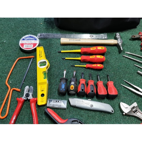 289 - Specialist Quality Tool Set Owned By Ex Manweb Engineer In A Forged Steel Tool Bag Inc Screwdrivers,... 