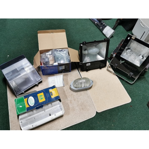 329 - Quantity Of Six Good Security Lights Two Boxed As New