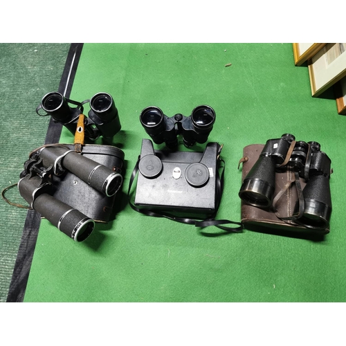 34 - Four Pairs Of Binoculars Inc Lieberman Gortz, Ross London,