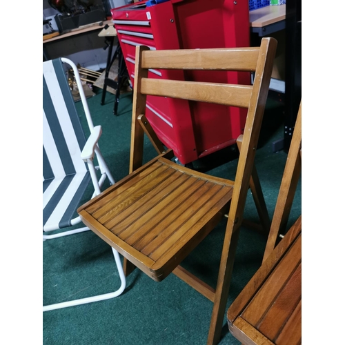 345 - Two Well Made Wooden Deck Chairs & One Other