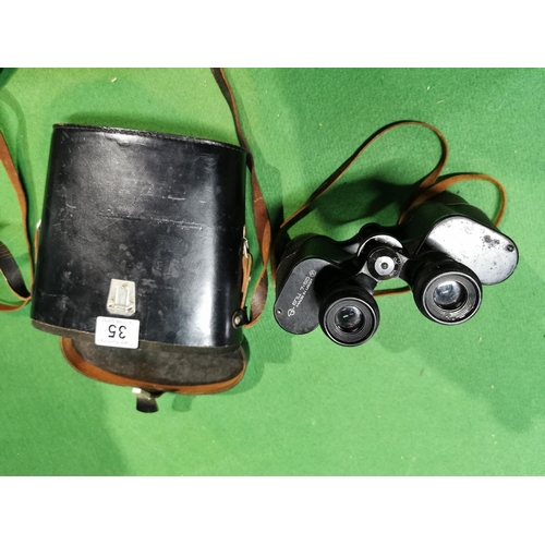 35 - A Russian Pair Binoculars CCA 7x50