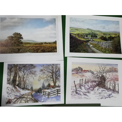 37 - Quantity Of Seven Hand Signed Limited Edition Prints By Nance Dyson, Rex Preston Etc