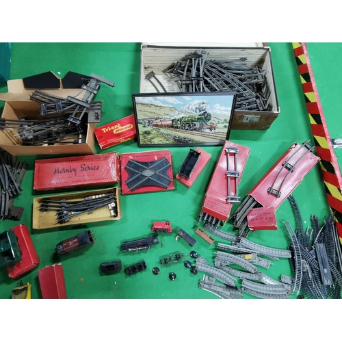 57 - Large Job Lot Of Model Railway Items Inc Quantity Of Boxed 'O' Gauge Track & Points, Boxes Of Loose ... 