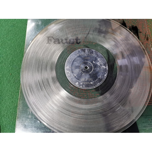 73 - Two Collectable German Rock Albums BY Faust Inc First Pressing 1972 Clear Vinyl