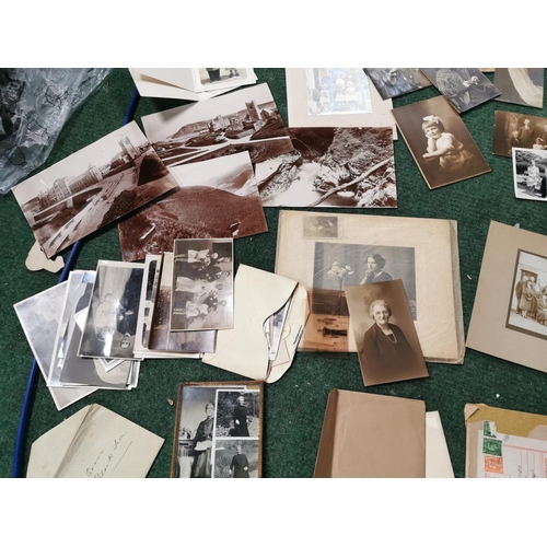 87 - Box Full Of Antique Photographs