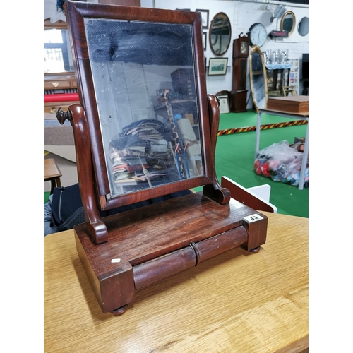 43 - Victorian Mahogany Dressing Table Mirror