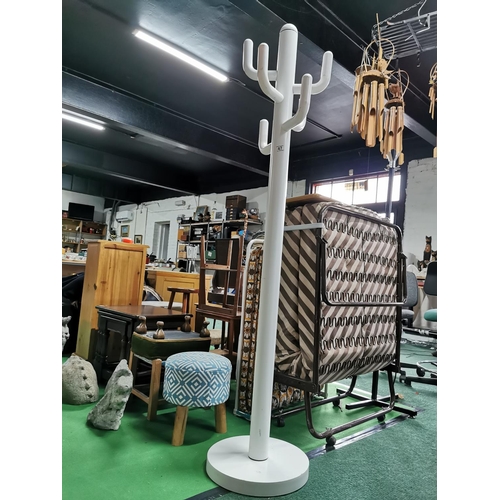 47 - Modern Coat Stand On Weighted Base