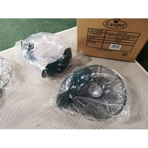 8 - Quantity Of 6 Bird Feeders One Boxed Sealed (2)