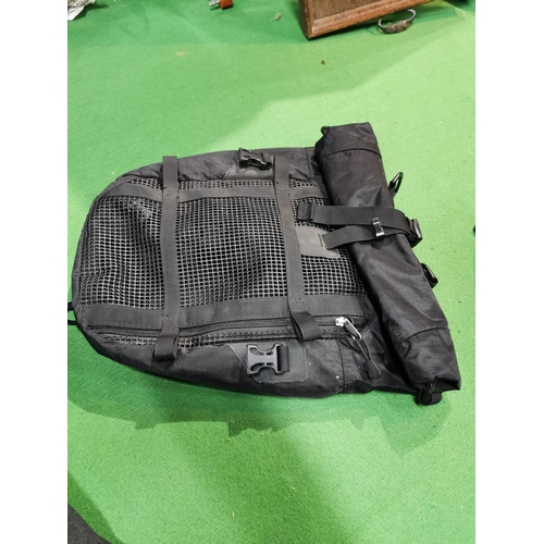 174 - Krurgar motorcycle bag and a Q bag tail bag