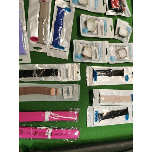 183 - Large quantity of new sealed items inc quantity of Apple watch straps Apple watch cases Mickey Mouse... 