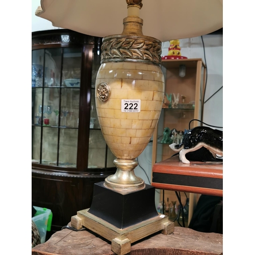 222 - Nice quality empire style table lamp