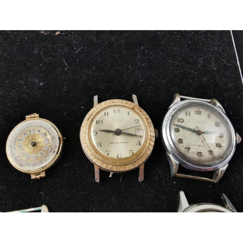 287 - Quantity of 10 various vintage watches inc Poljot, Claridge and a Lurcerne special