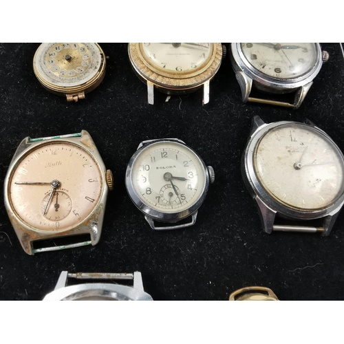 287 - Quantity of 10 various vintage watches inc Poljot, Claridge and a Lurcerne special