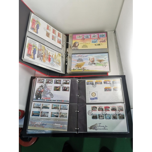 316 - Two full folders of first day covers of Isle of man and Jersey