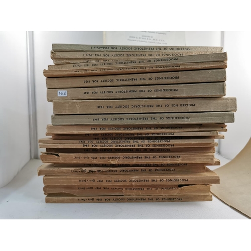 347 - 22 Prehistoric Society books 1936-1953 and one 1981 book