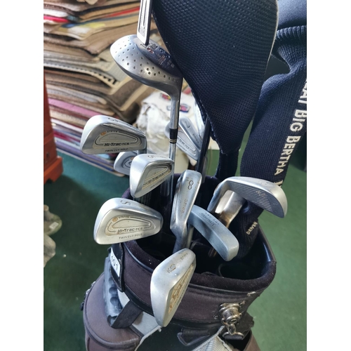 401 - Macgregor golf bag and clubs