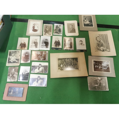 150 - Box full of antique photographs