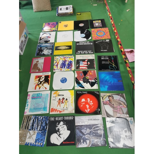 156 - Good selection of various vinyl records inc disco rock pop etc